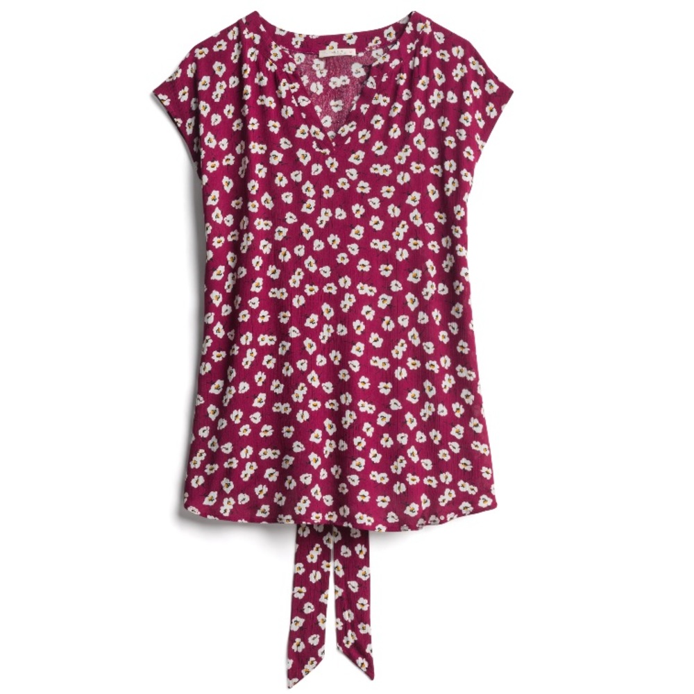 Praji maternity tie front blouse